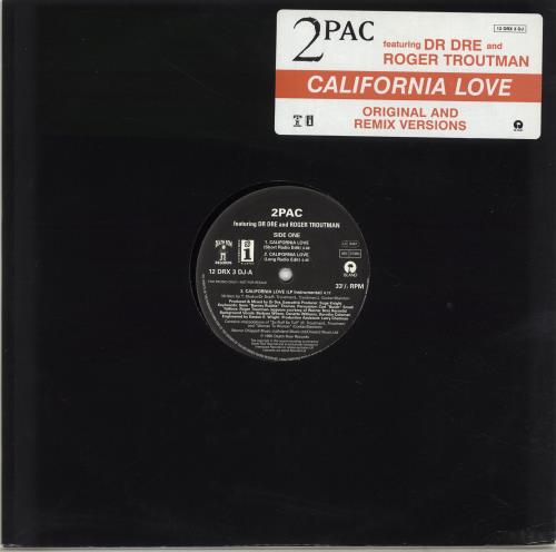 2Pac - California Love (レアオリジナルプロモオンリー)